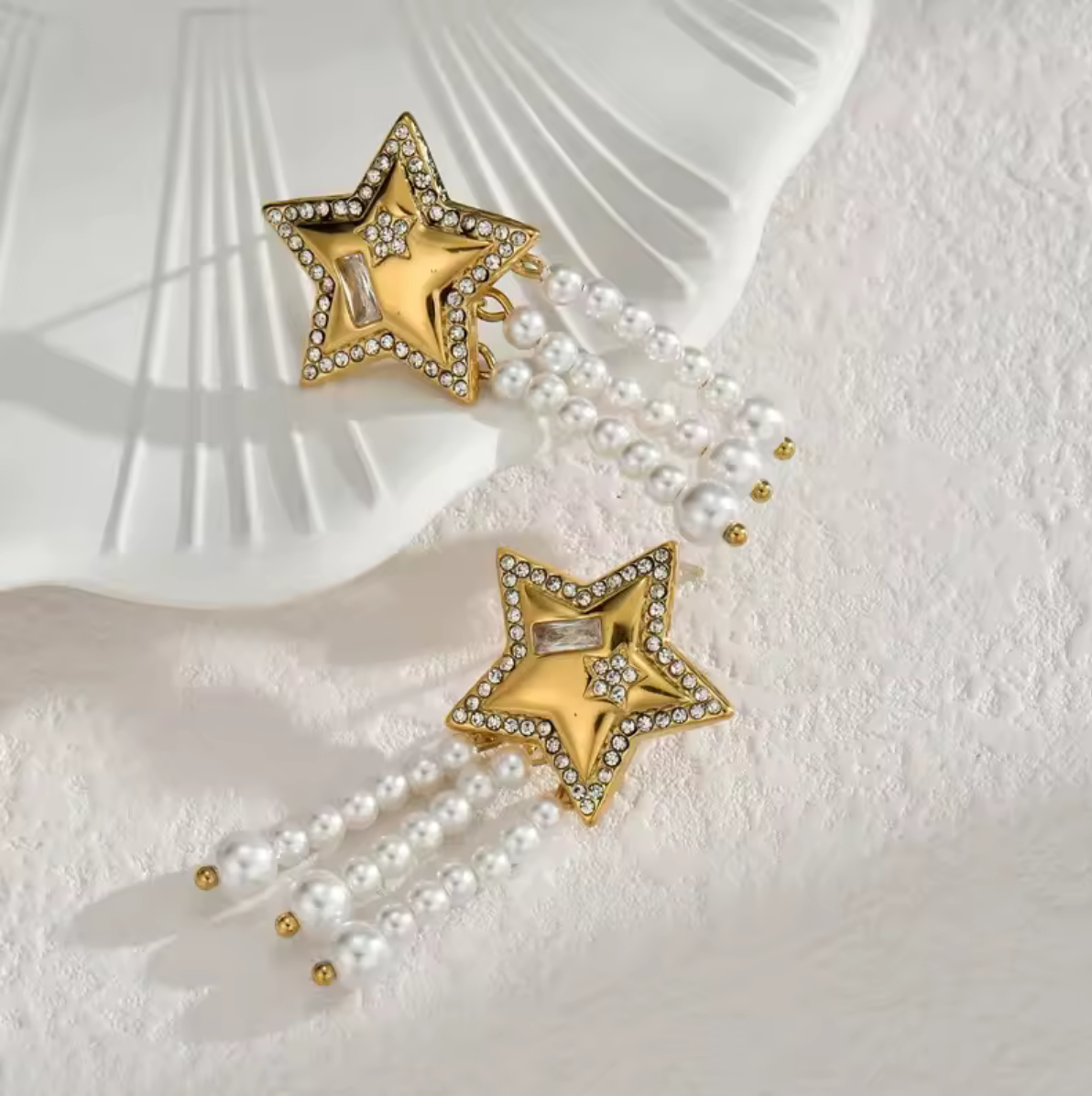 Pearly star earcandy 🤍