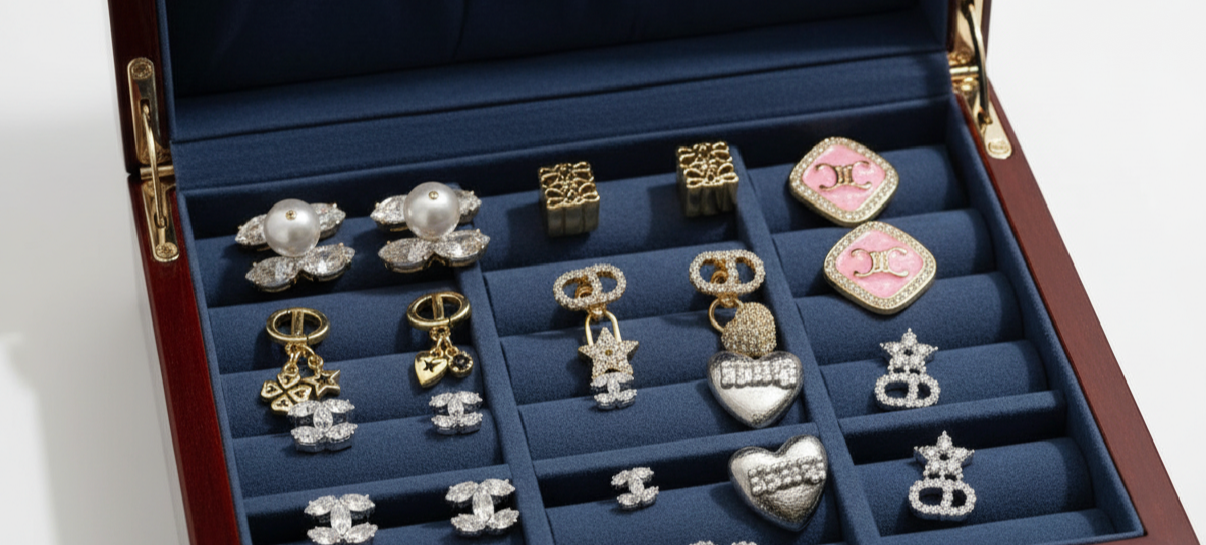 CD GLITTERY EARRINGS ✨🪩