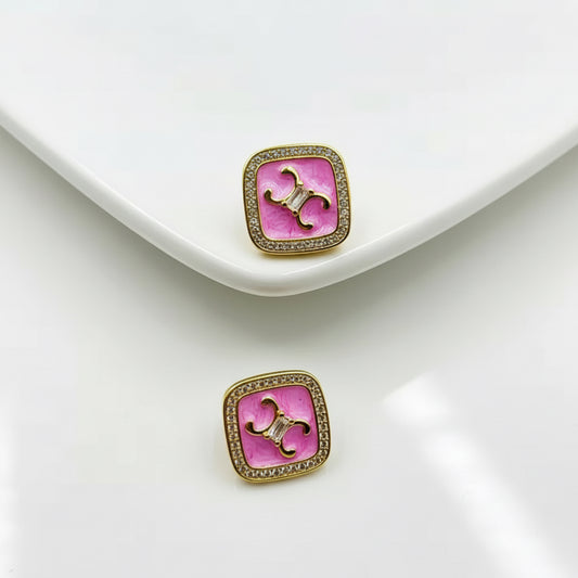 PINK CELI EARRINGS 🩷’